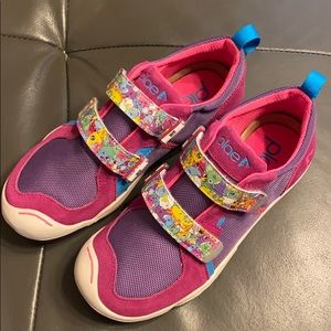 Kids custom Plae sneakers size 3